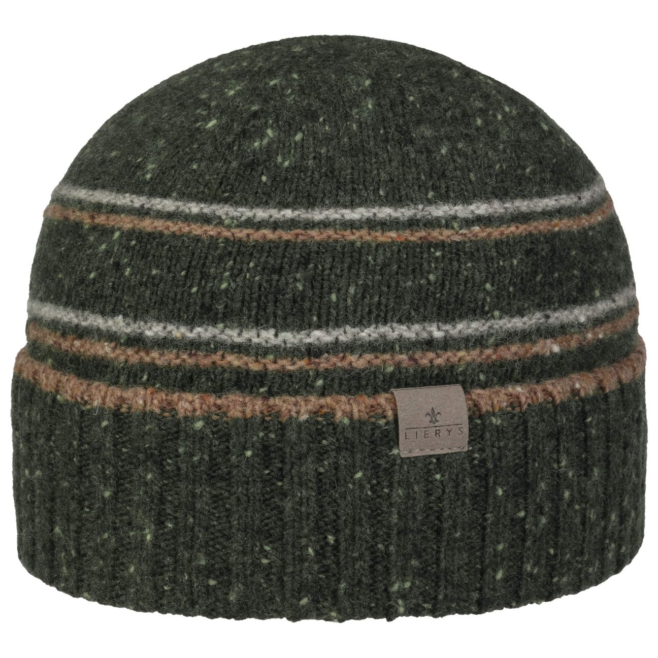 Lierys Women's Dark Green Certalda Wool Beanie Hat By