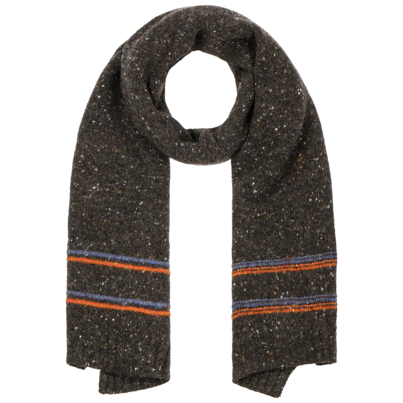 Lierys Women's Grey-Brown Certalda Wool Scarf By