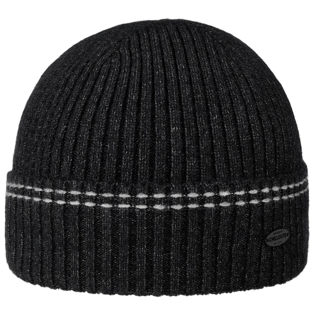 Chillouts Men's Dark Grey Kiran Beanie Hat By