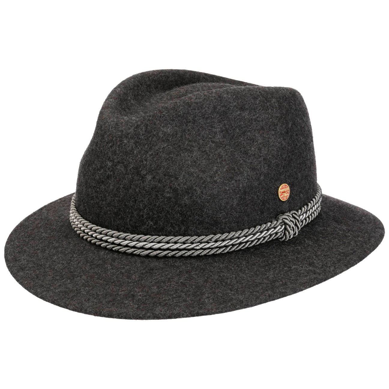 Mayser Women's Anthracite-Mottled Mathis Mélange Trekking Hat By