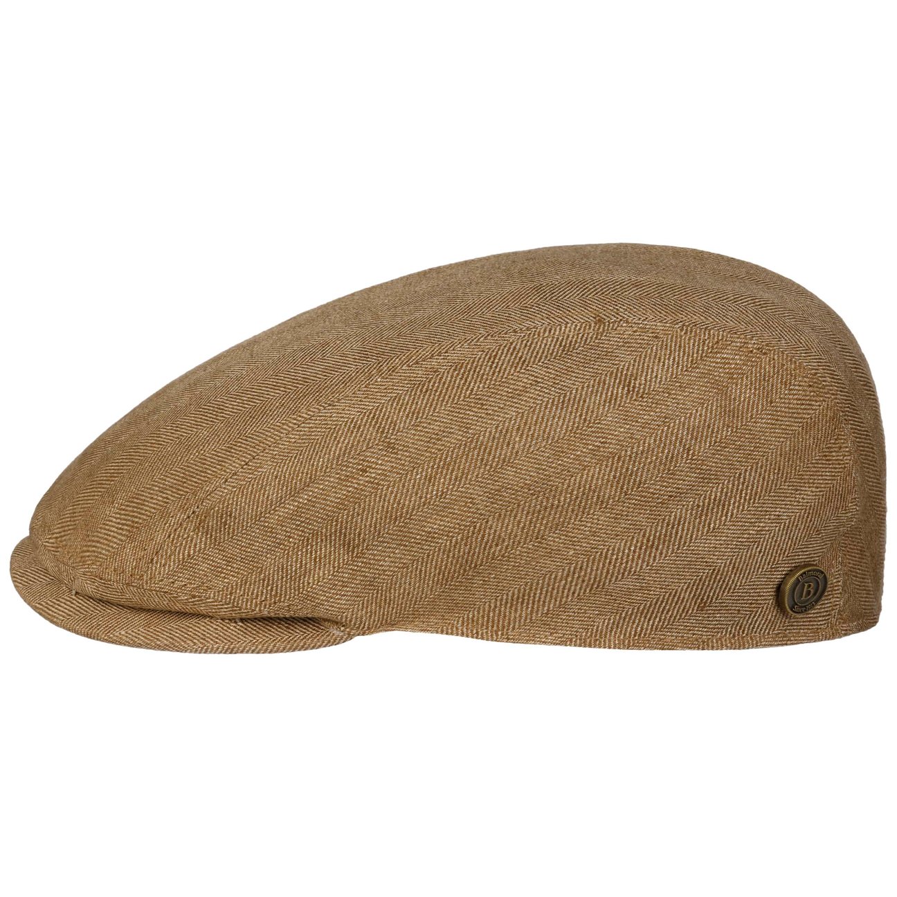 Balmoral Men's Beige Verisco Linen Ivy Cap By