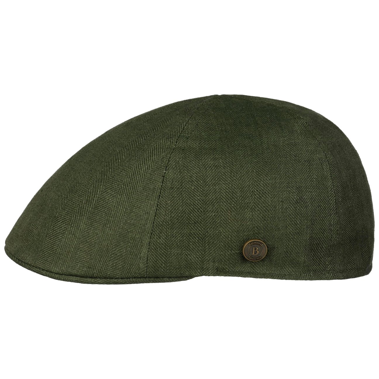 Balmoral Men's Olive Verisco Linen Duck Cap By