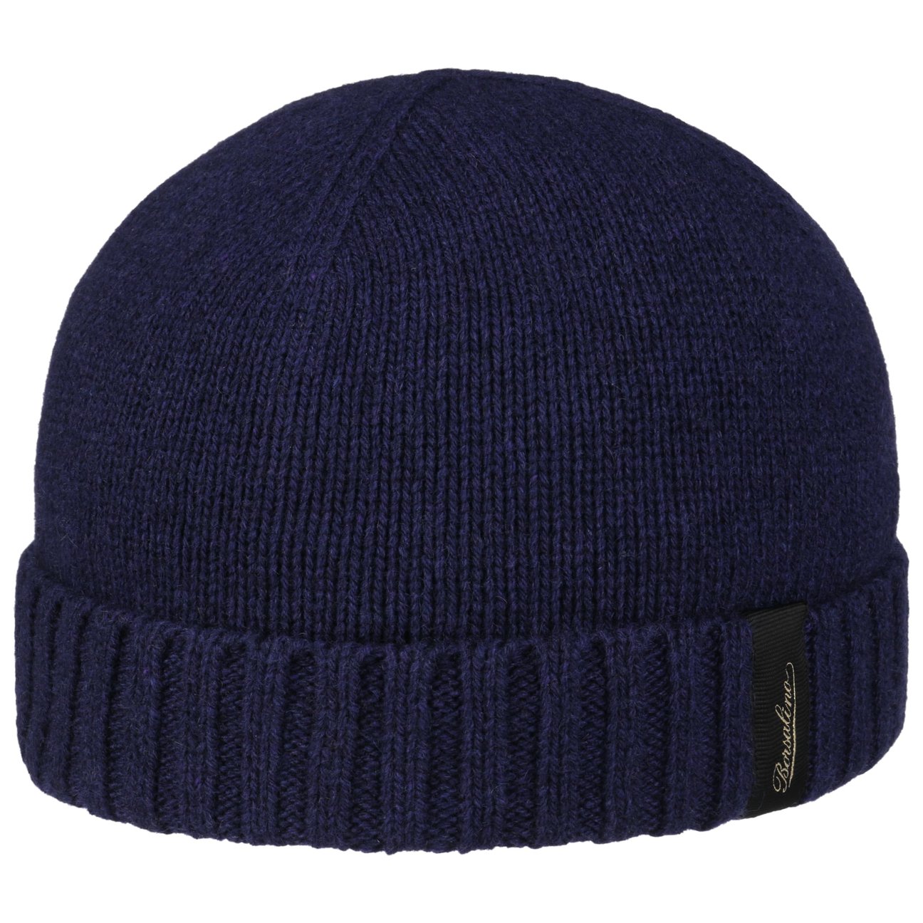 Borsalino Women's Blue Uni Cashmere Beanie Hat By