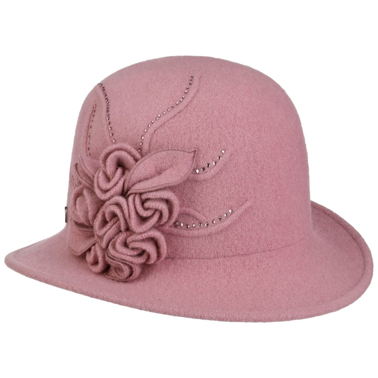 Lierys Women's Oldrose Levolta Milled Wool Hat By