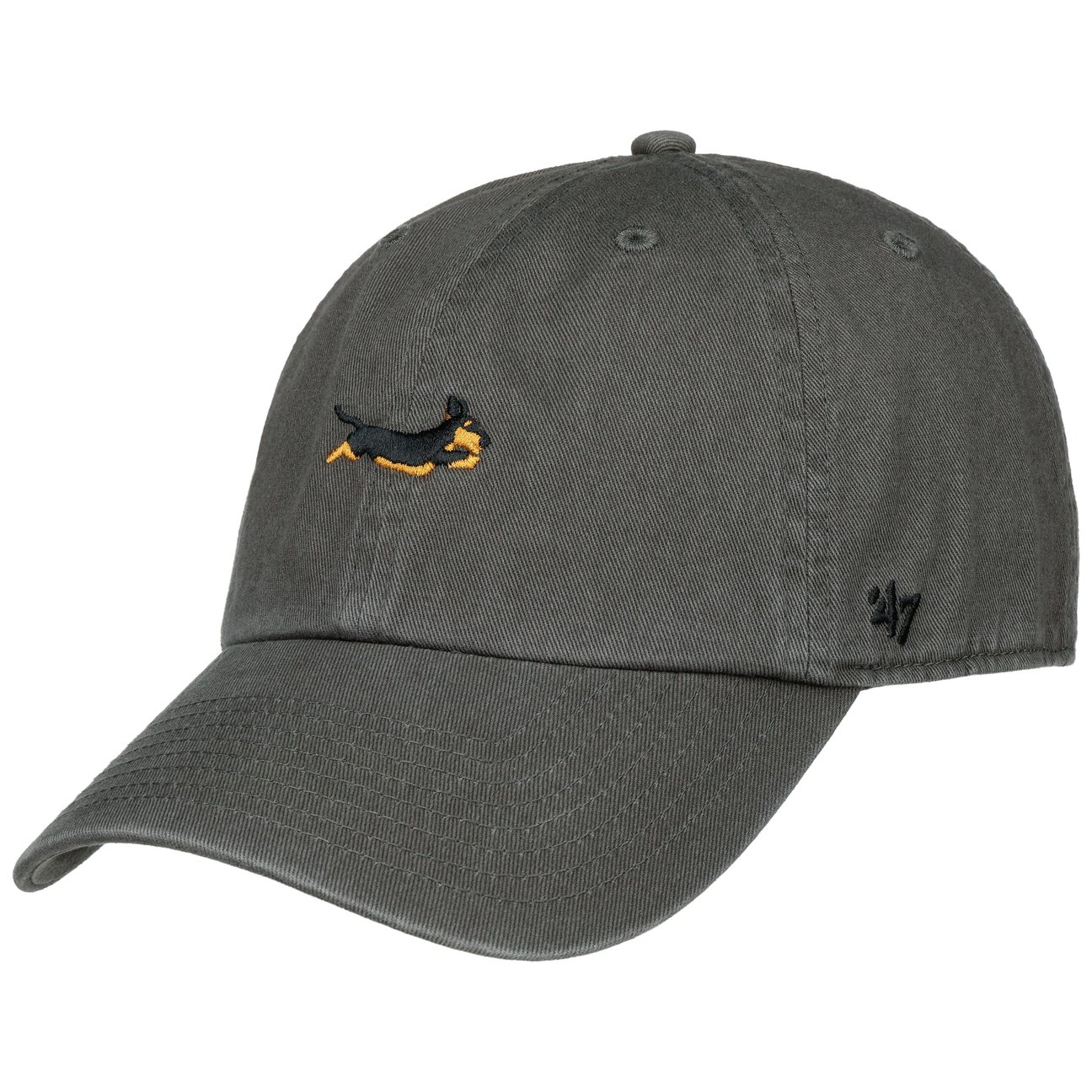 47 Brand Men's Grey Dachshund Dog Base Runner Cap By