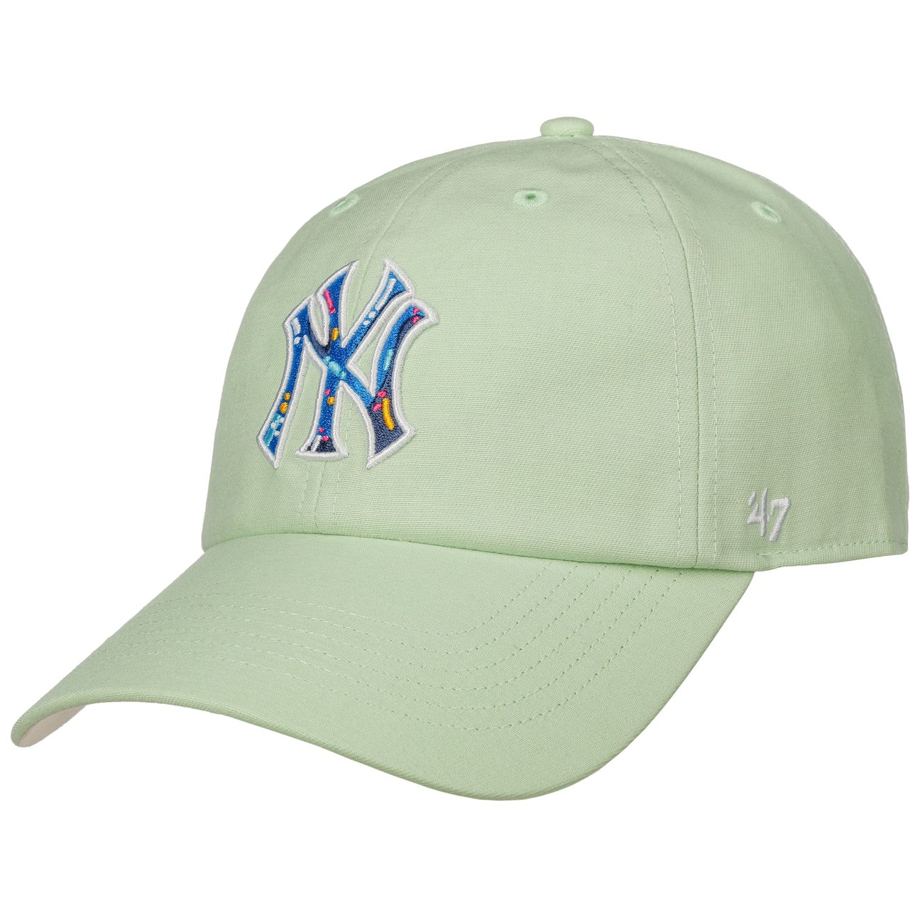 47 Brand Women's Mint Green Mlb Colour Infill Yankees Cap By