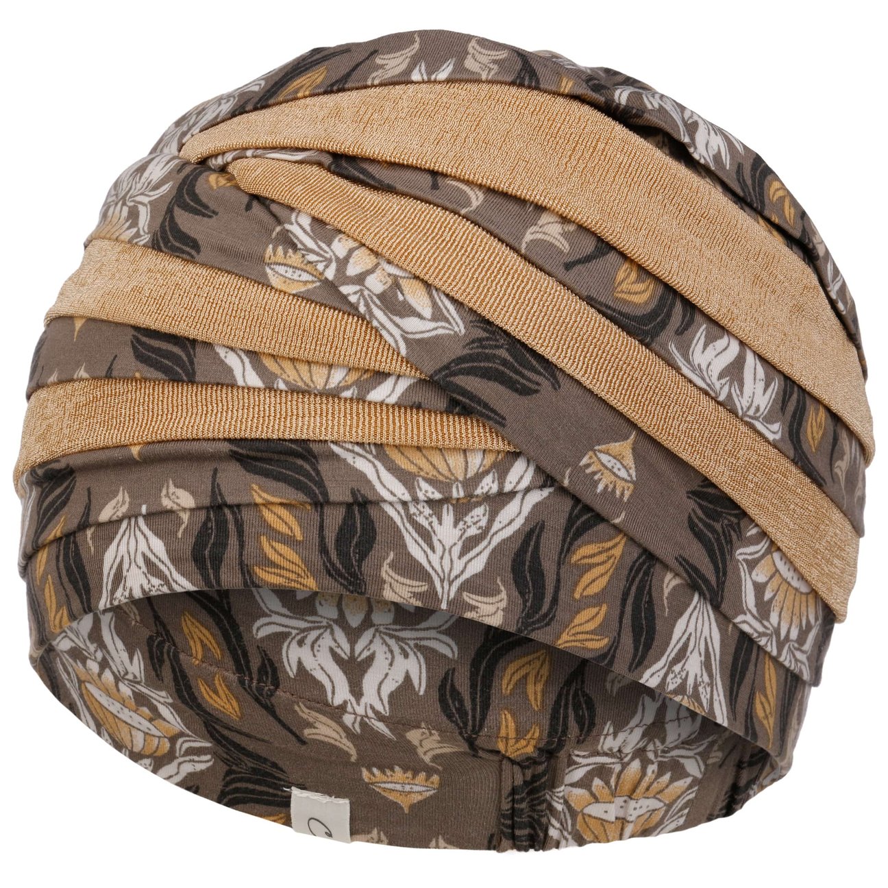 Christine Headwear Women's Beige-Brown Shanti Autumn Turban By