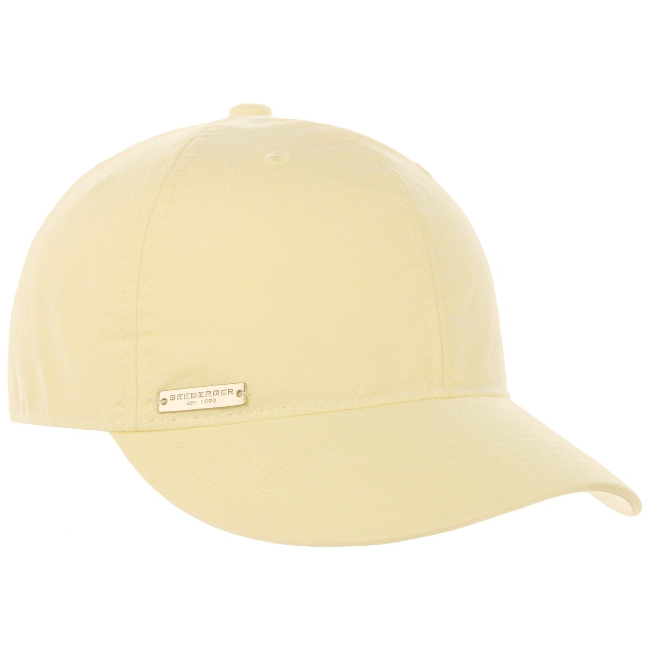 Seeberger Women's Pastel Yellow Uni Chambray Cap By