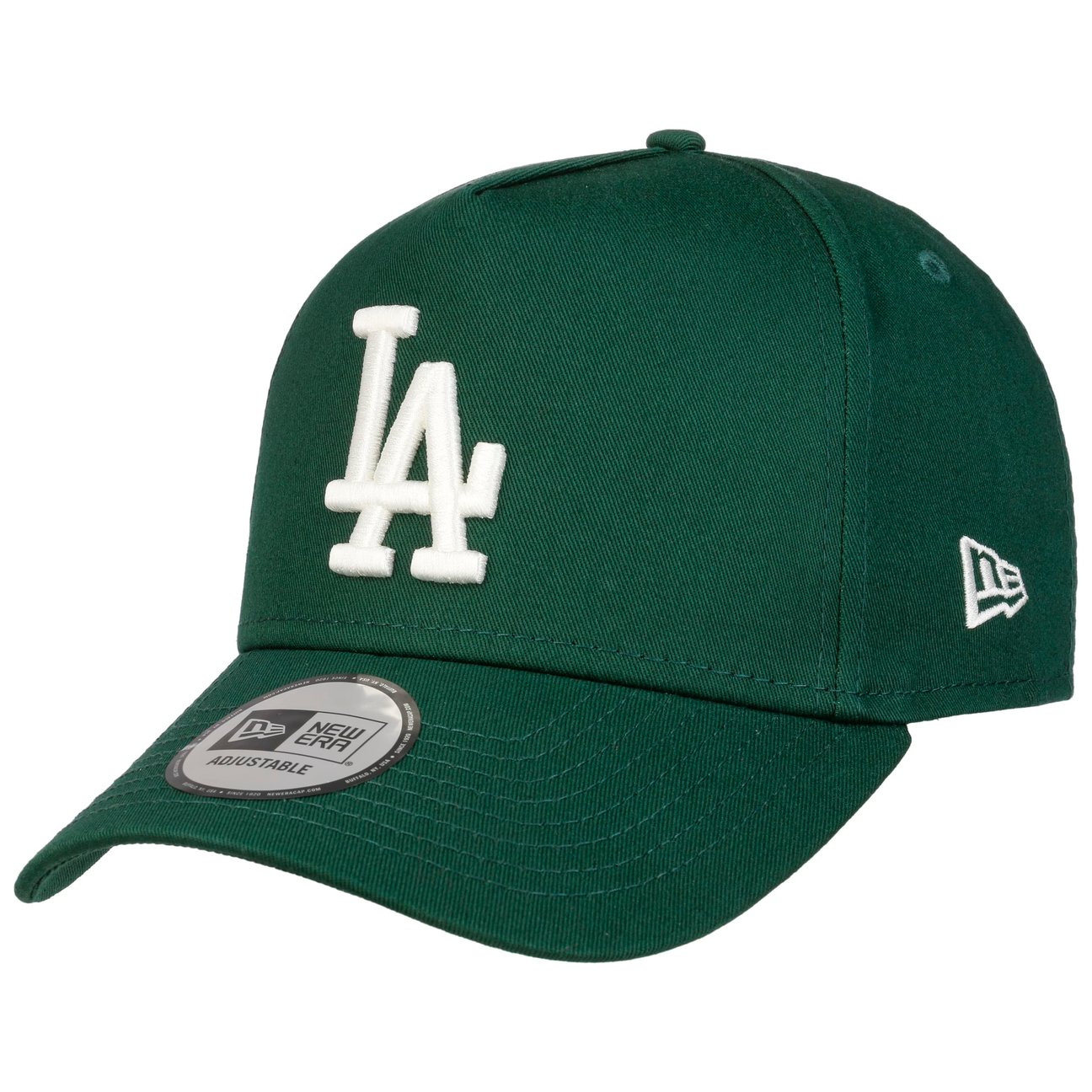 New Era Men's Green League Ess E-Frame Dodgers Cap By