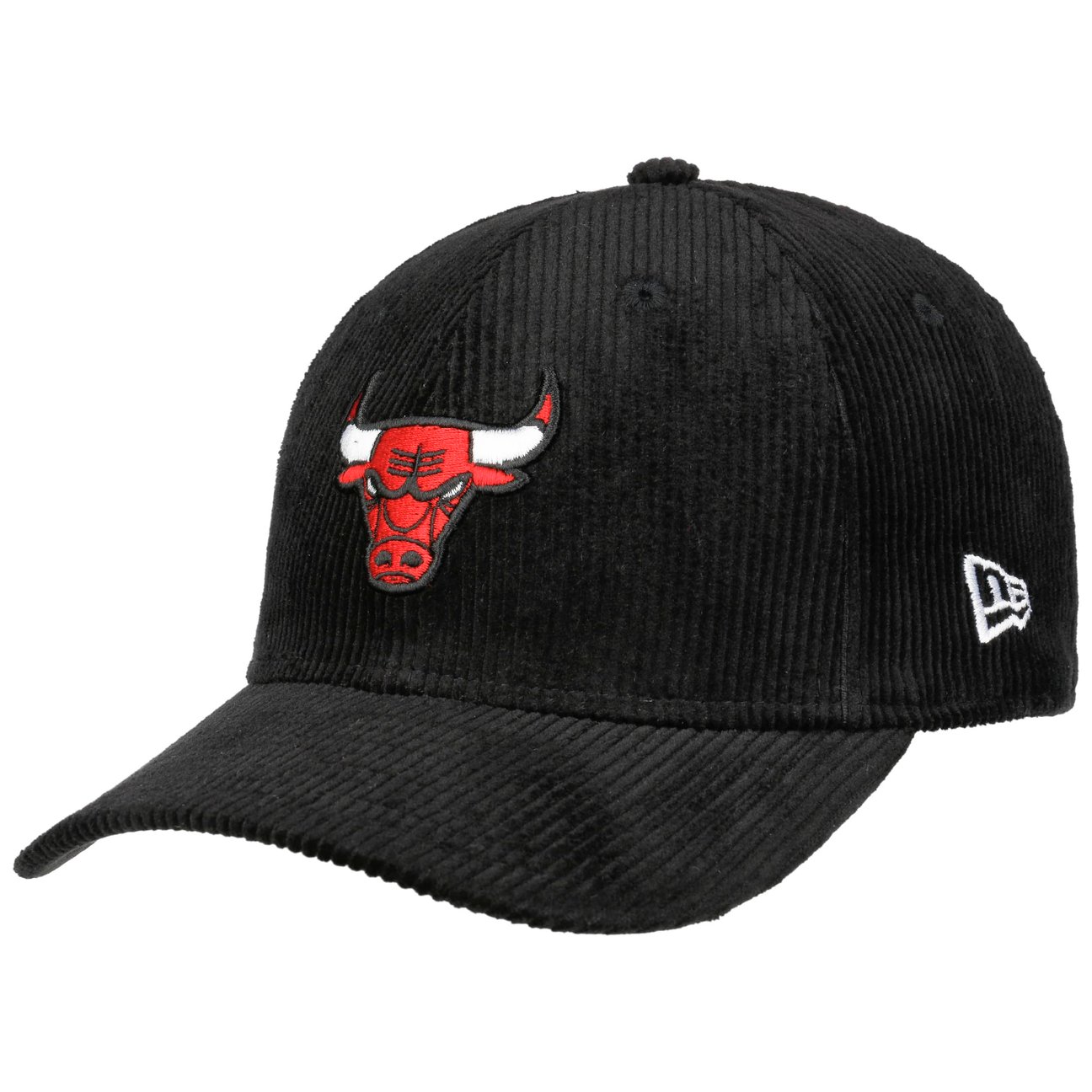 New Era Men's Black 9Forty Cord Mc Bulls Cap By