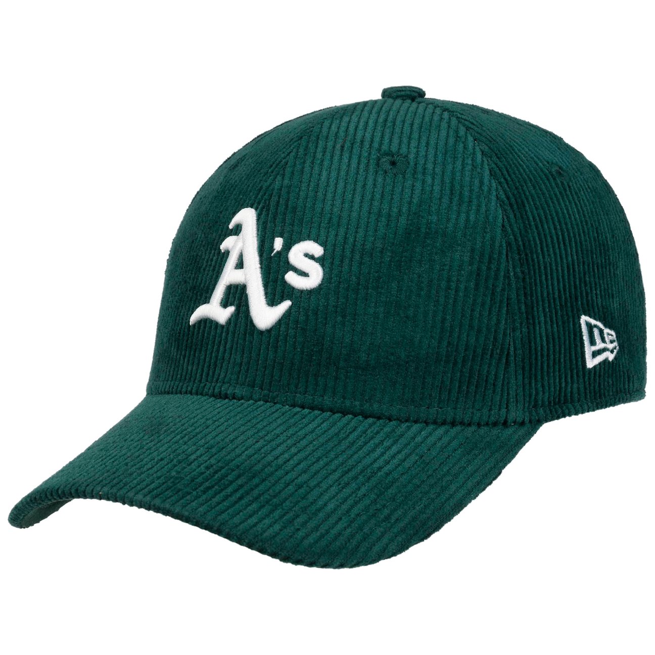 New Era Men's Dark Green 9Forty Cord Mc Athletics Cap By