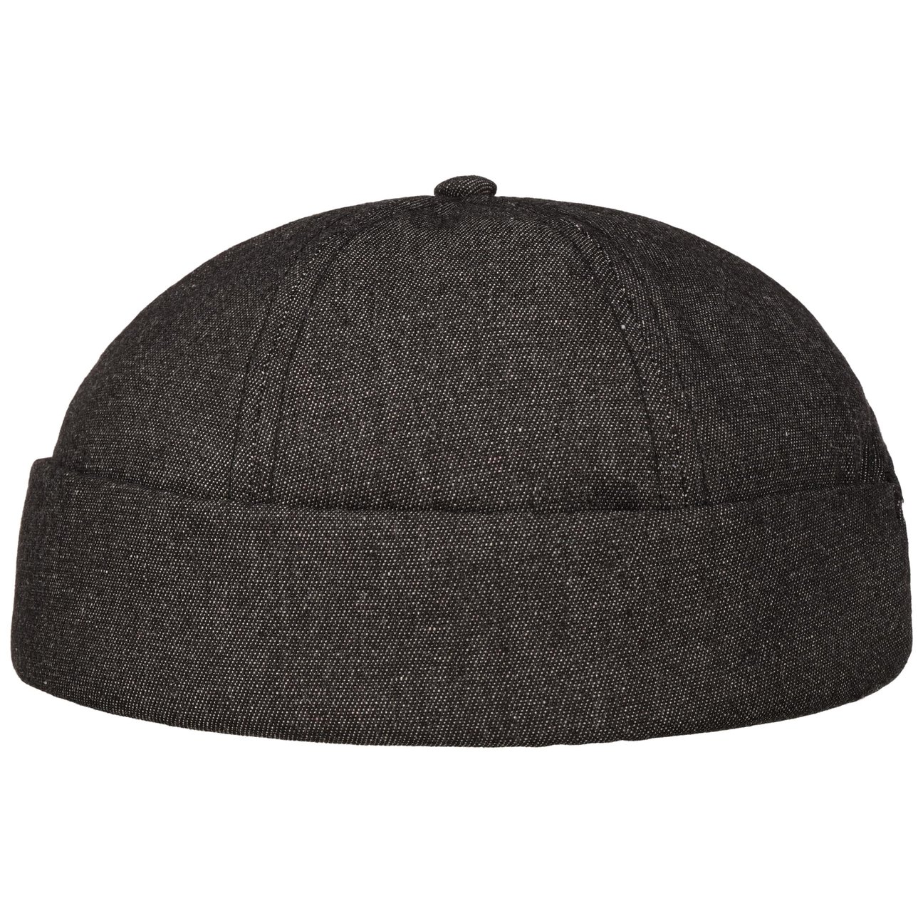 Lipodo Anthracite Cotton Denim Docker Hat By