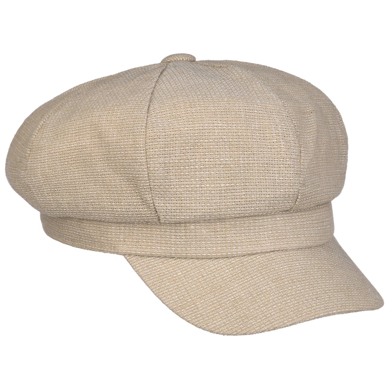 Lipodo Women's Beige Carivola Newsboy Cap By