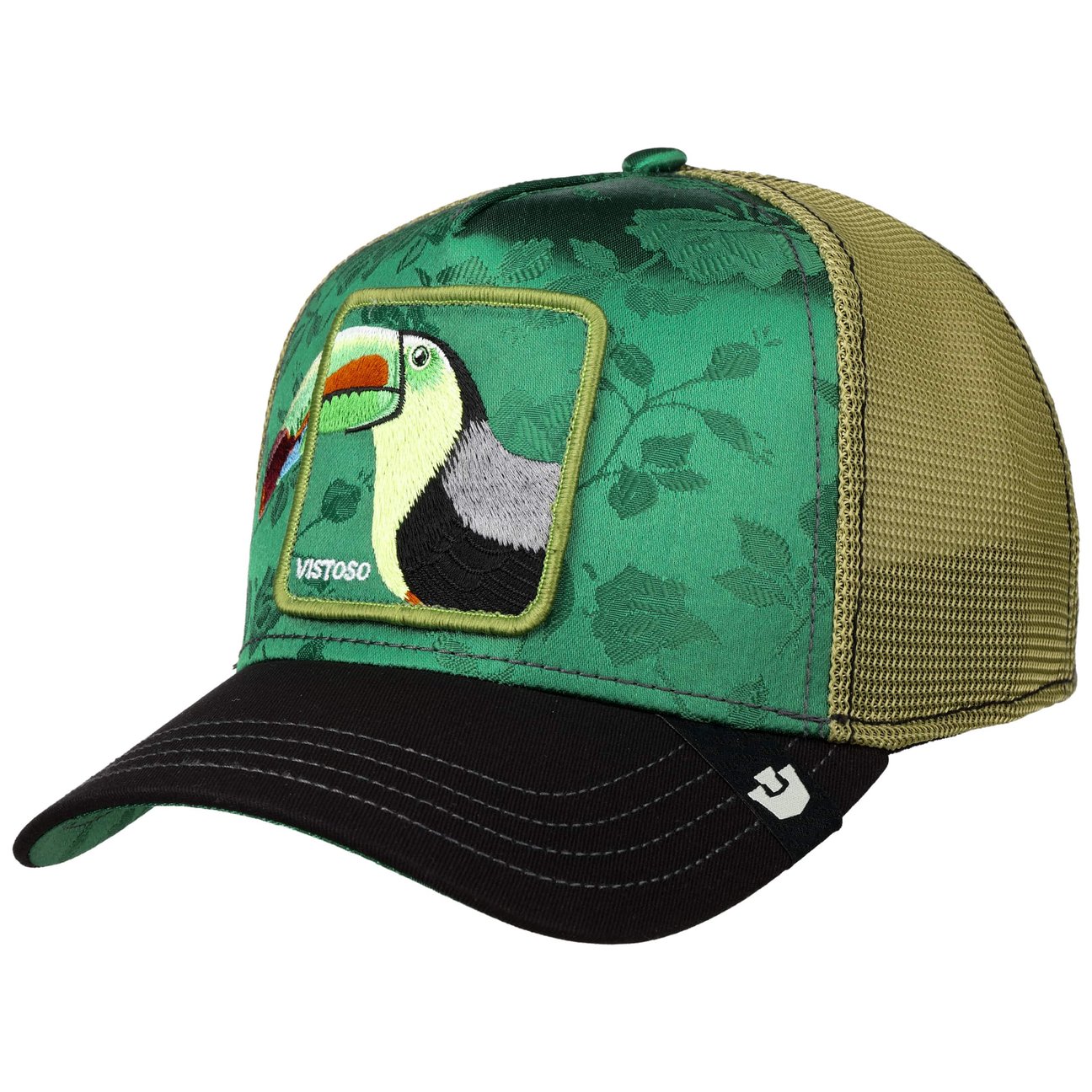 Goorin Bros. Men's Beige-Green Belize Toucan Trucker Cap By