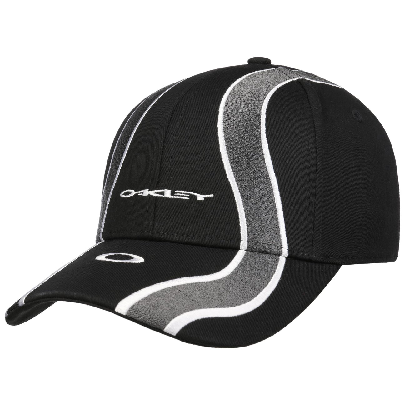 Oakley Women's Black-Grey Wave Cap By