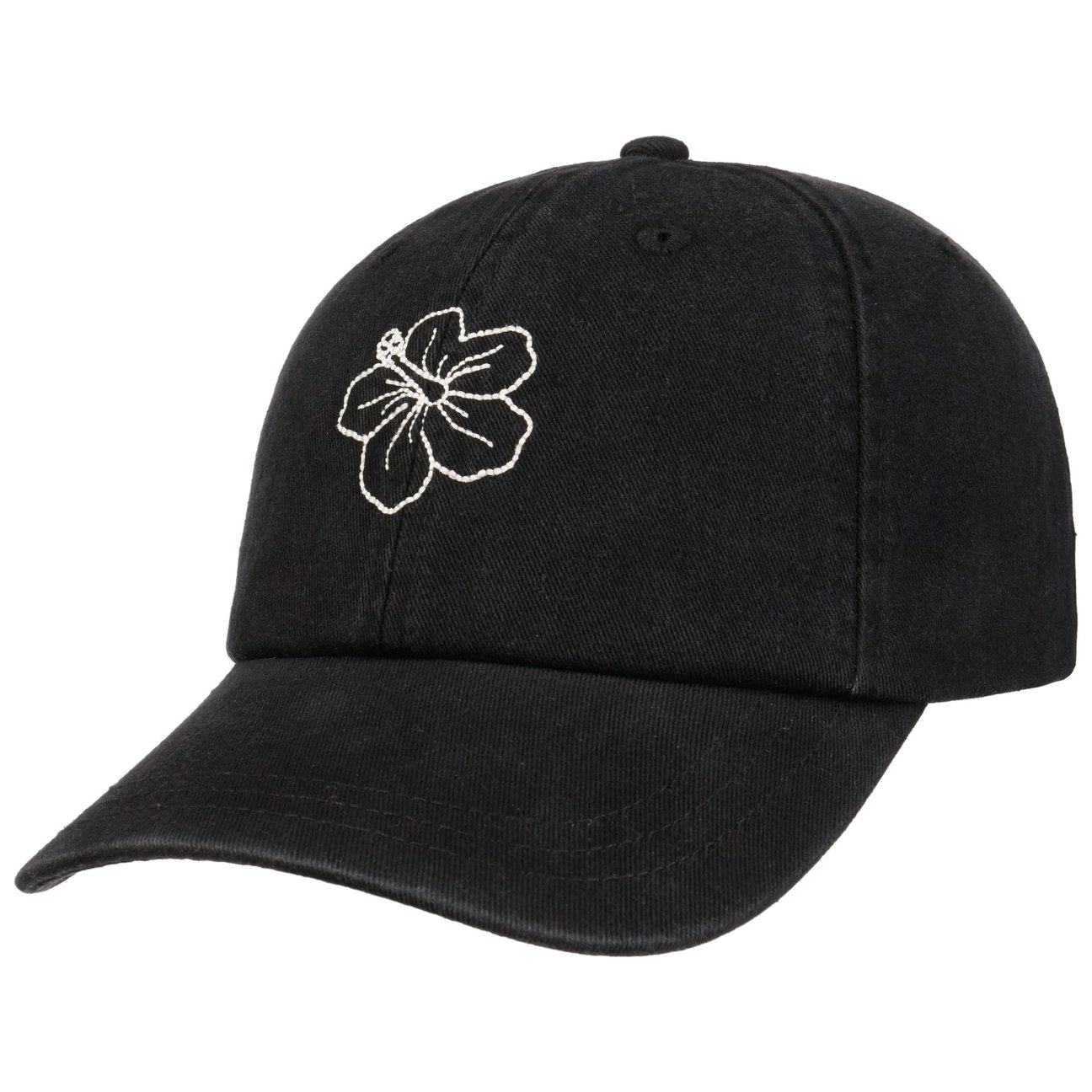 Rip Curl Women's Black-White Flower Cotton Cap By