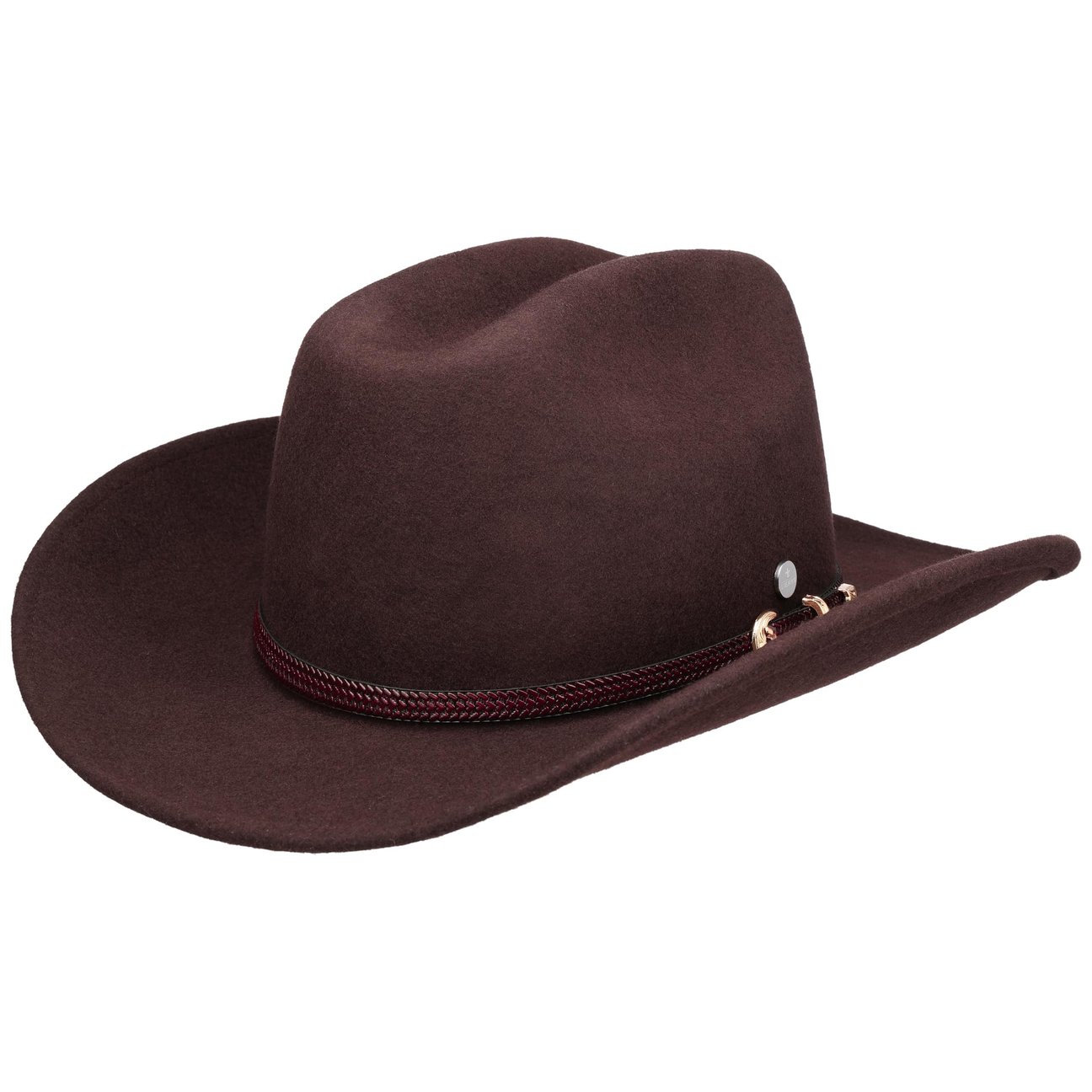 Lierys Brown Trevona Wool Western Hat By