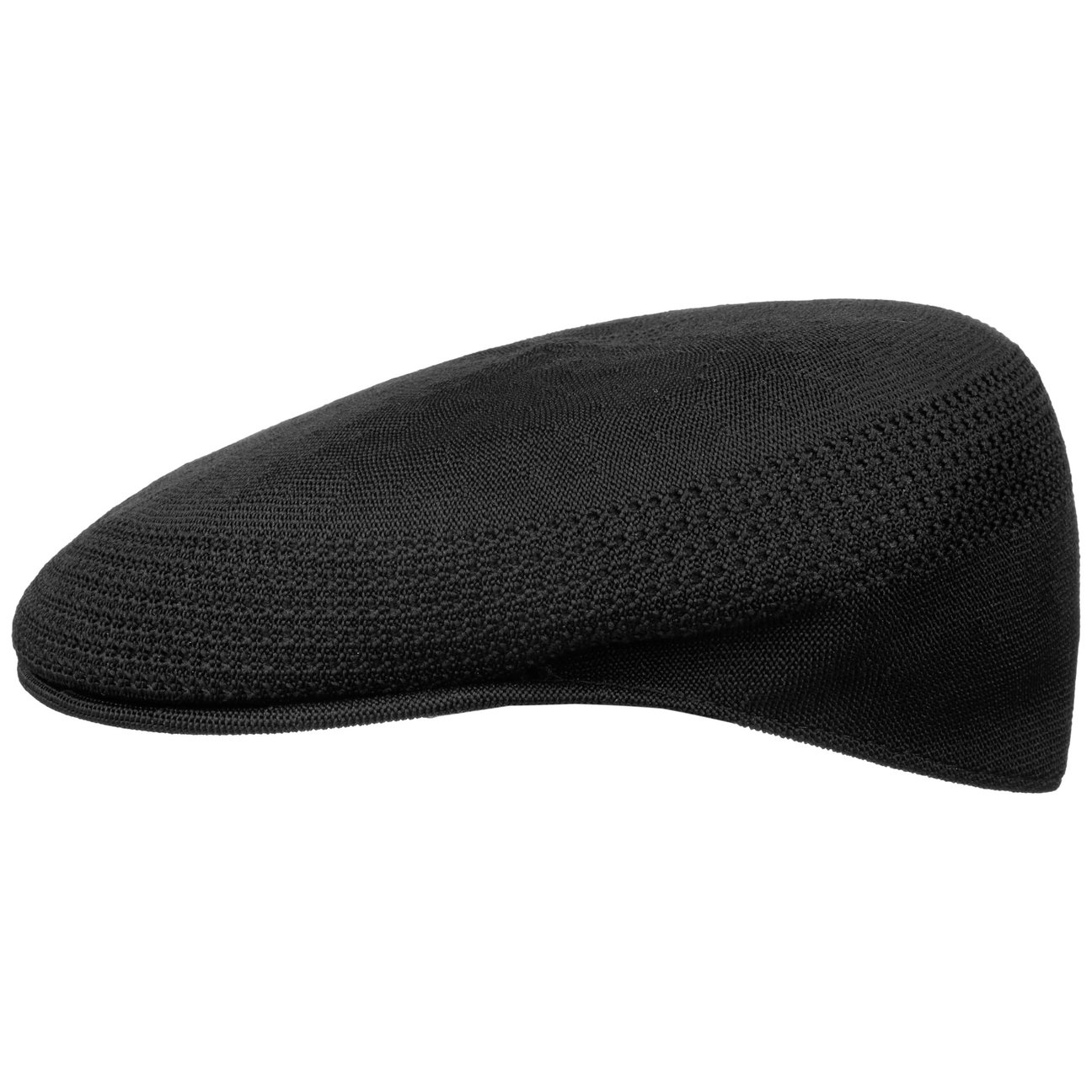 Kangol Unisex Black Tropic 504 Ventair Flat Cap By