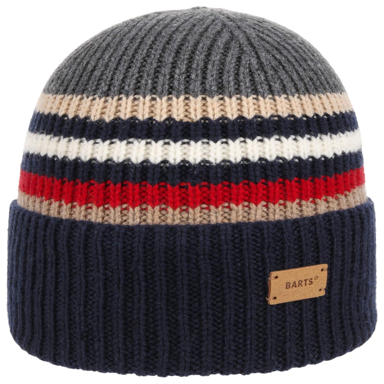 Barts Men's Navy Dilip Merino Mix Beanie Hat By