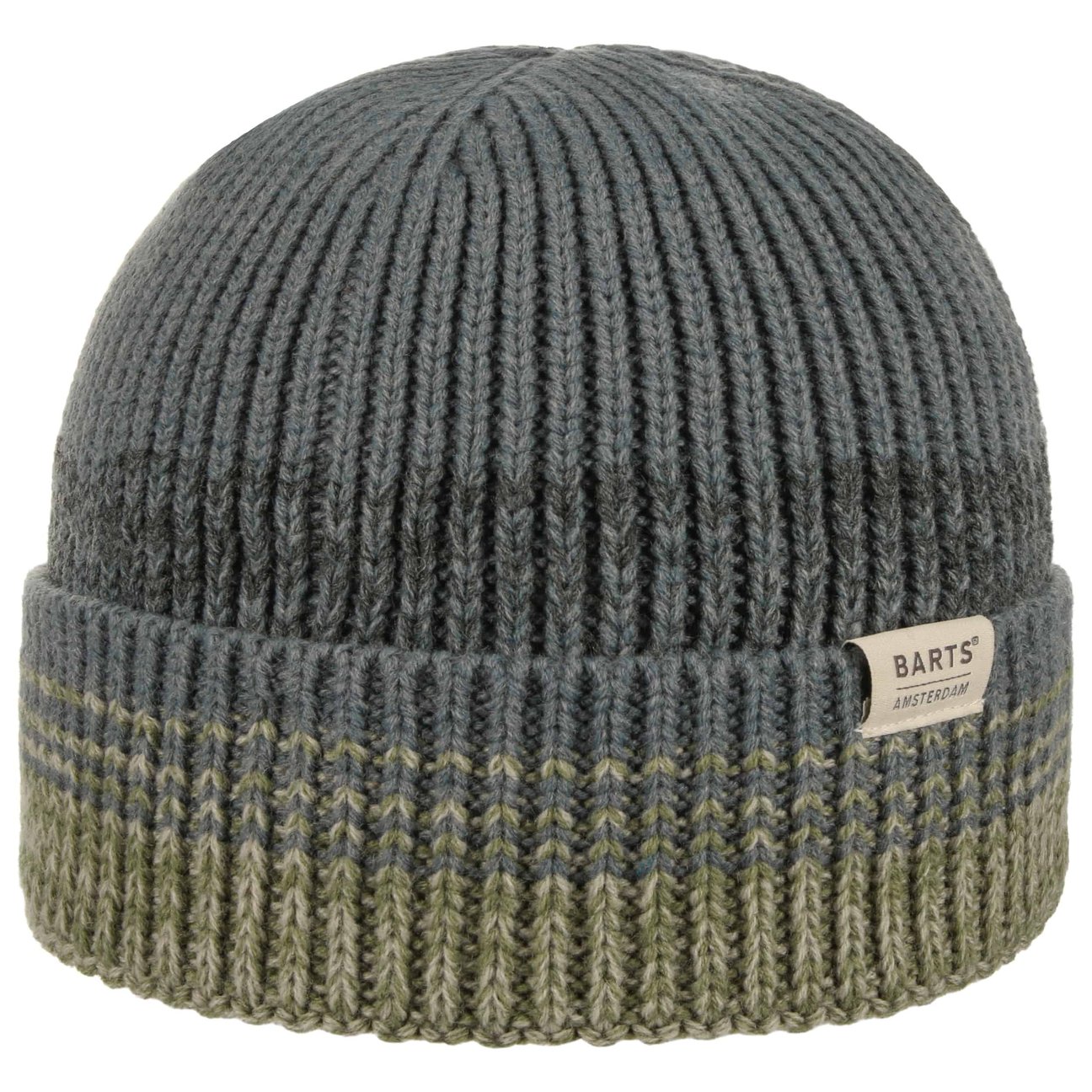 Barts Men's Grey Eiron Beanie Hat By