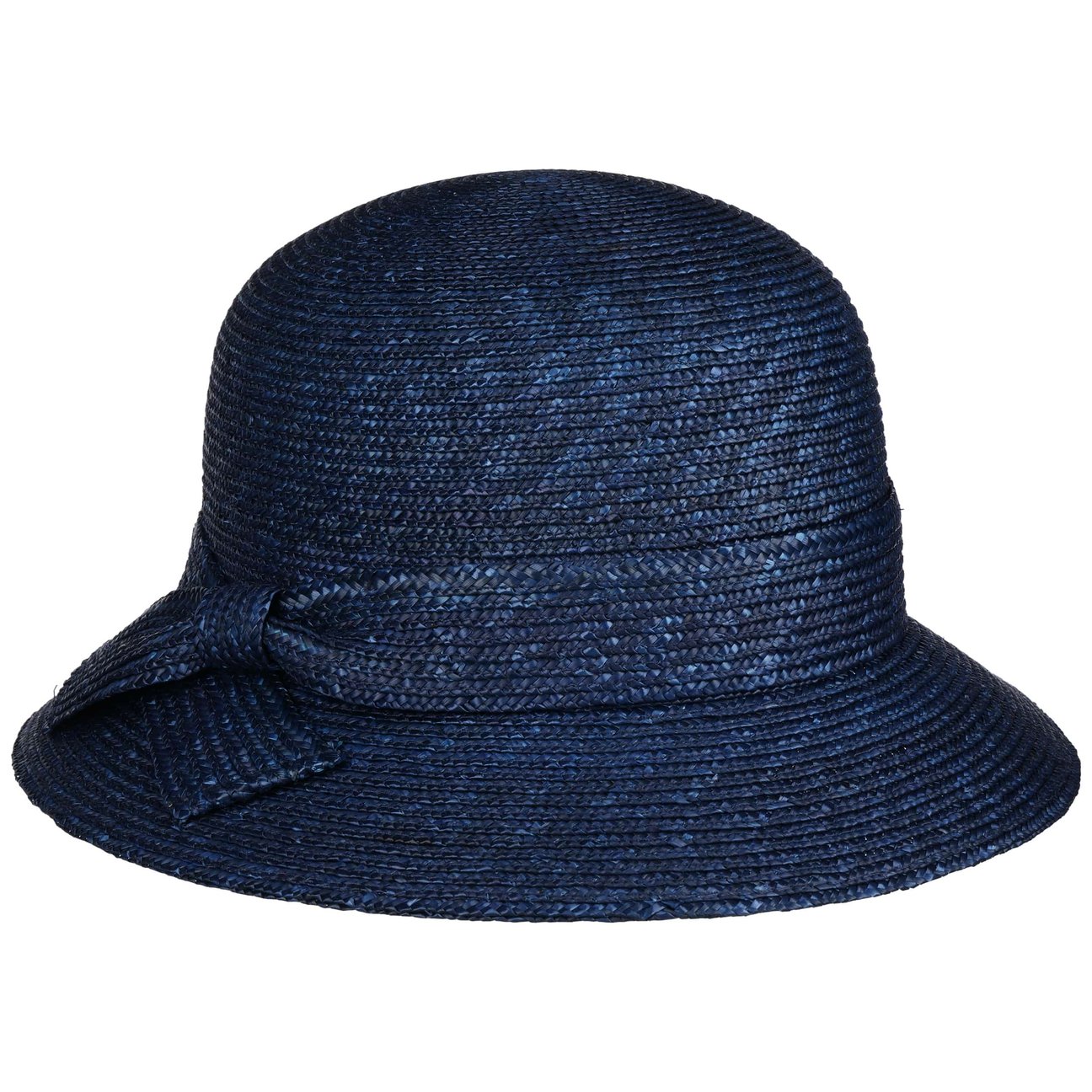 Seeberger Women's Navy Fiora Straw Hat By