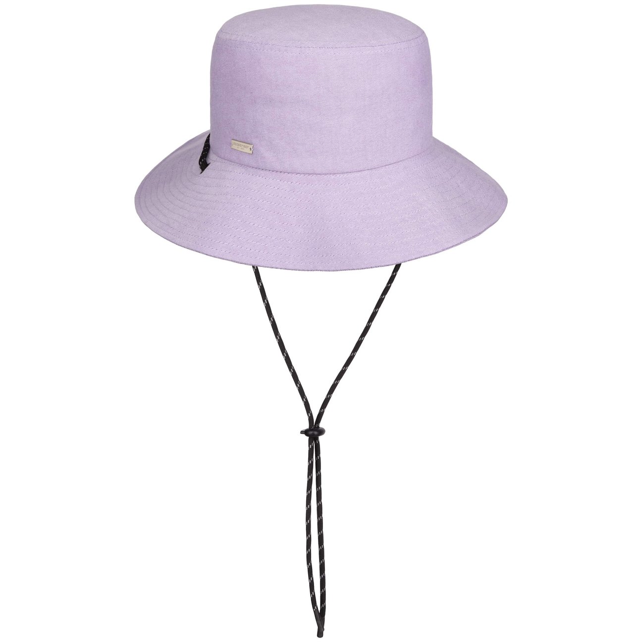 Seeberger Women's Lilac Chambray Bucket Cloth Hat By