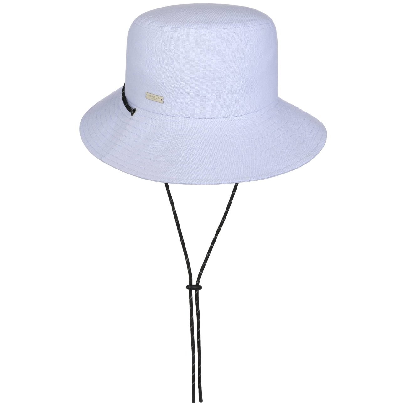 Seeberger Women's Light Blue Chambray Bucket Cloth Hat By