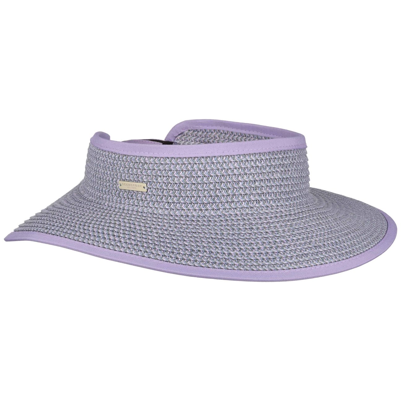 Seeberger Women's Lilac Wide Brim Visor By