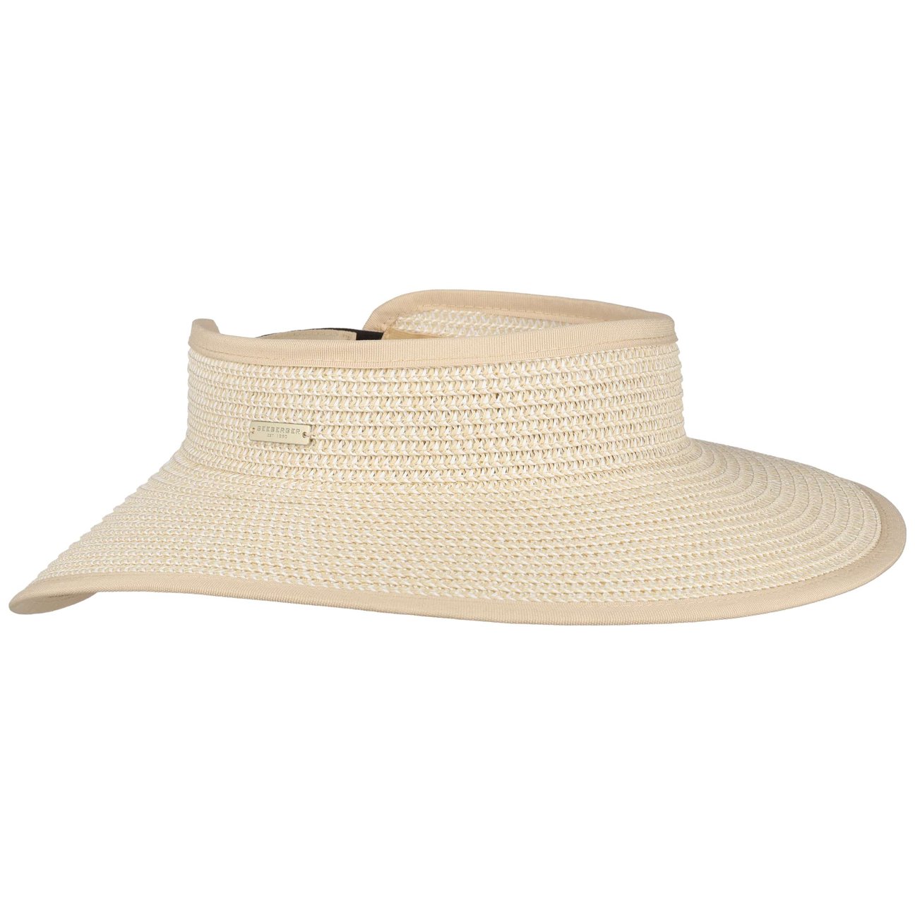 Seeberger Women's Oatmeal Wide Brim Visor By
