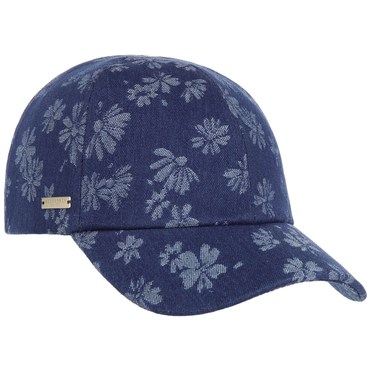 Seeberger Women's Denim Flower Cap By