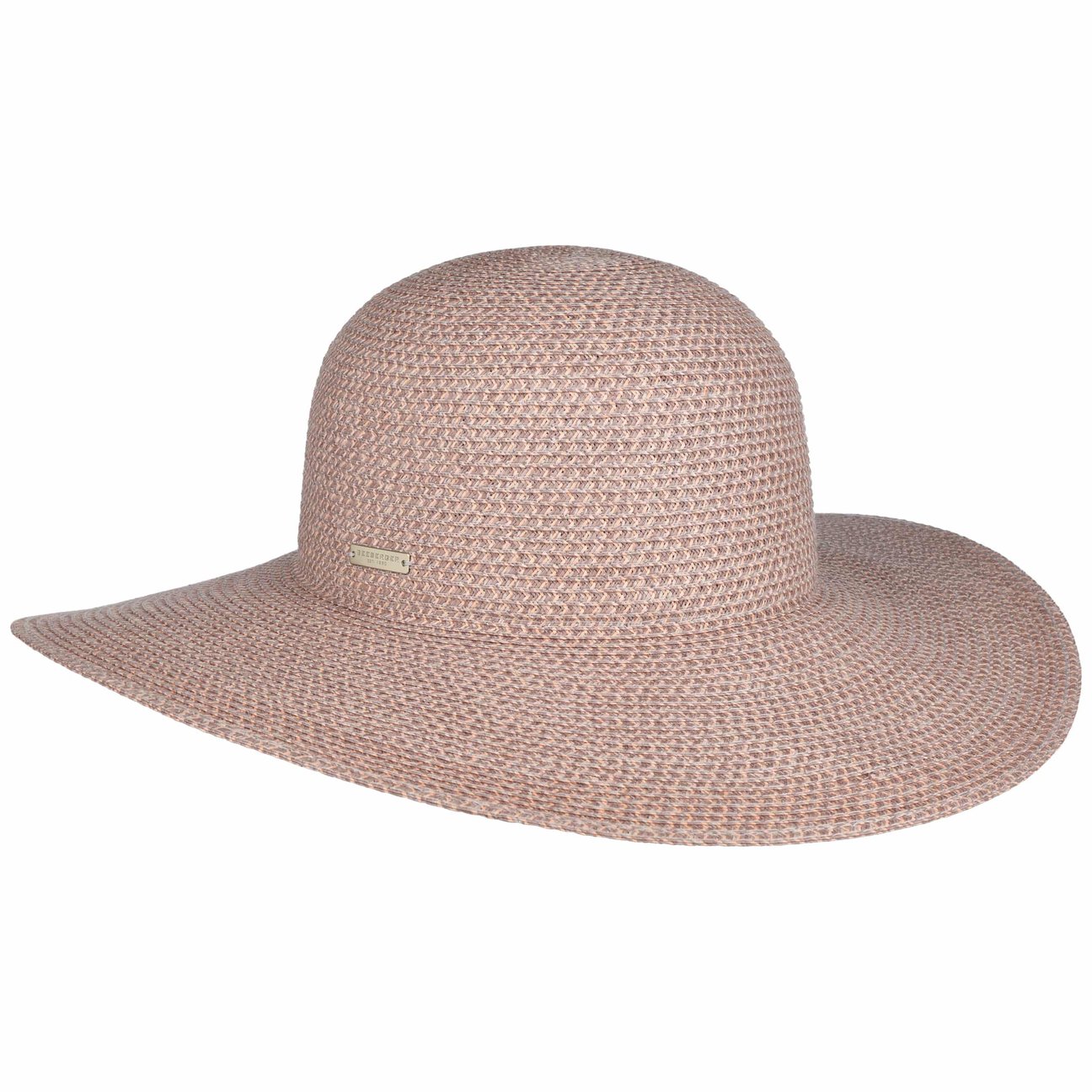 Seeberger Women's Taupe Jalina Floppy Hat With Uv Protection By