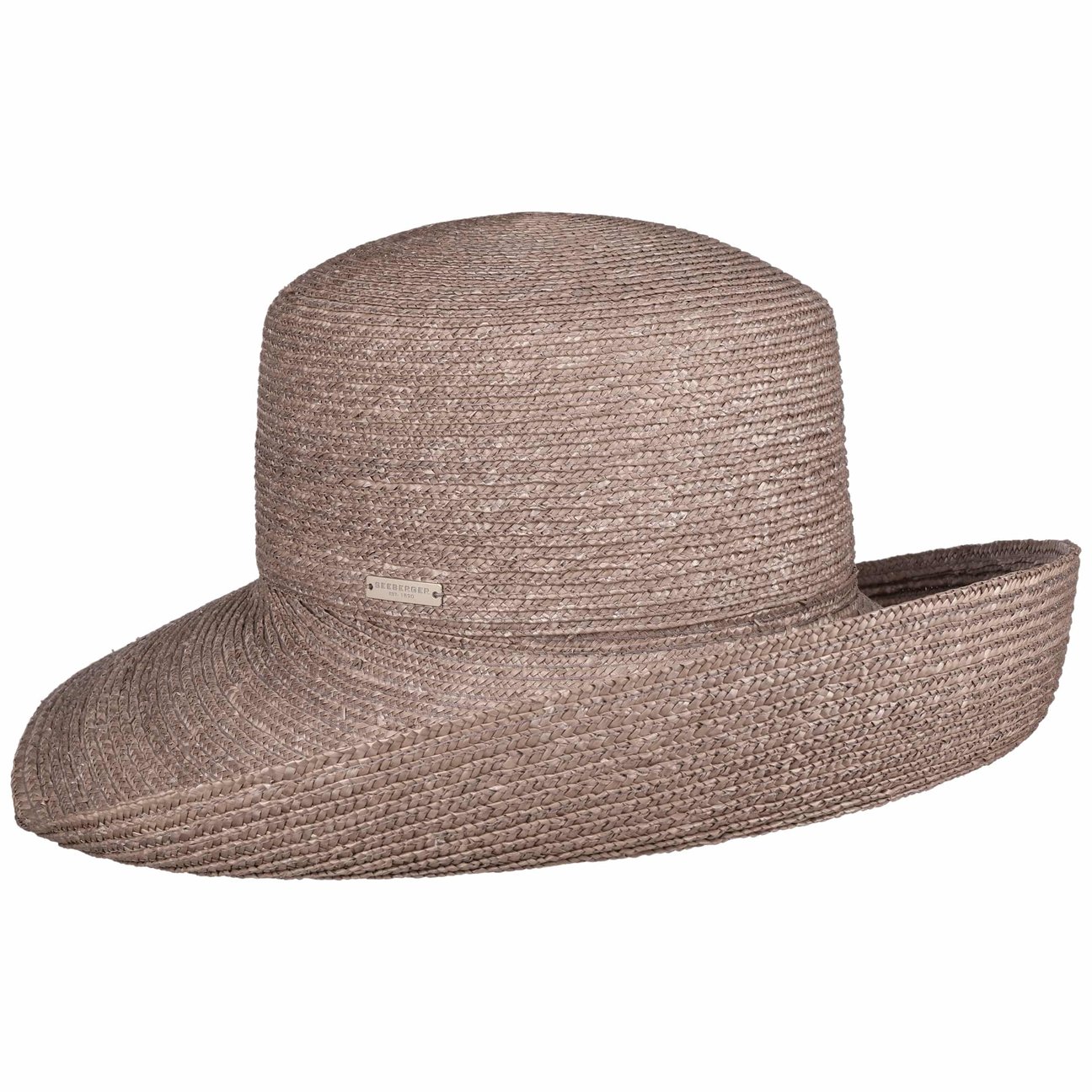 Seeberger Women's Grey Isabelle Uni Straw Hat By