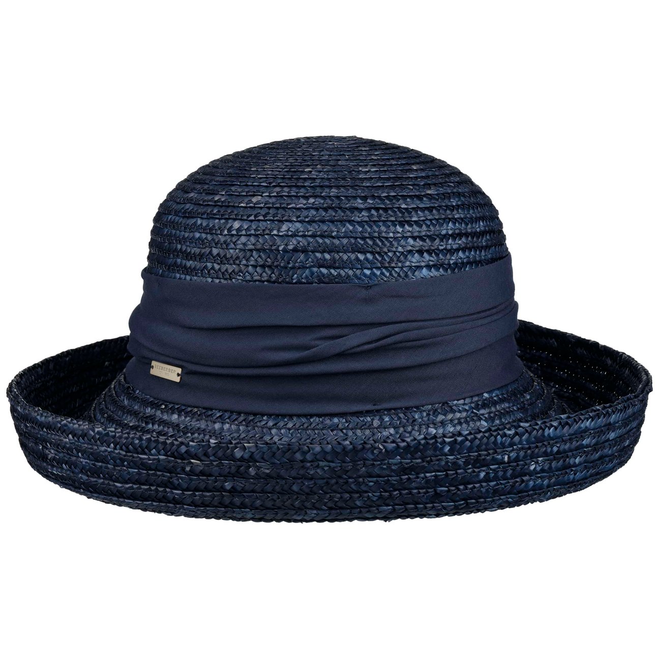 Seeberger Women's Navy Dilara Uni Straw Hat By