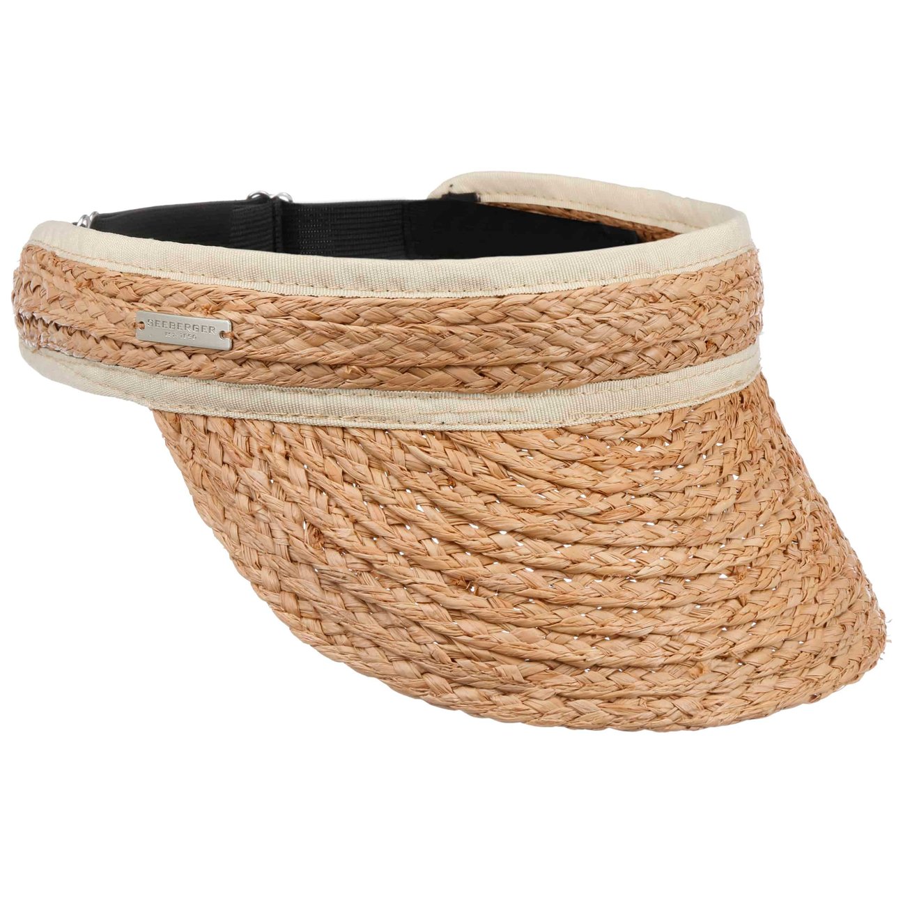 Seeberger Women's Beige Avestina Raffia Sun Visor By
