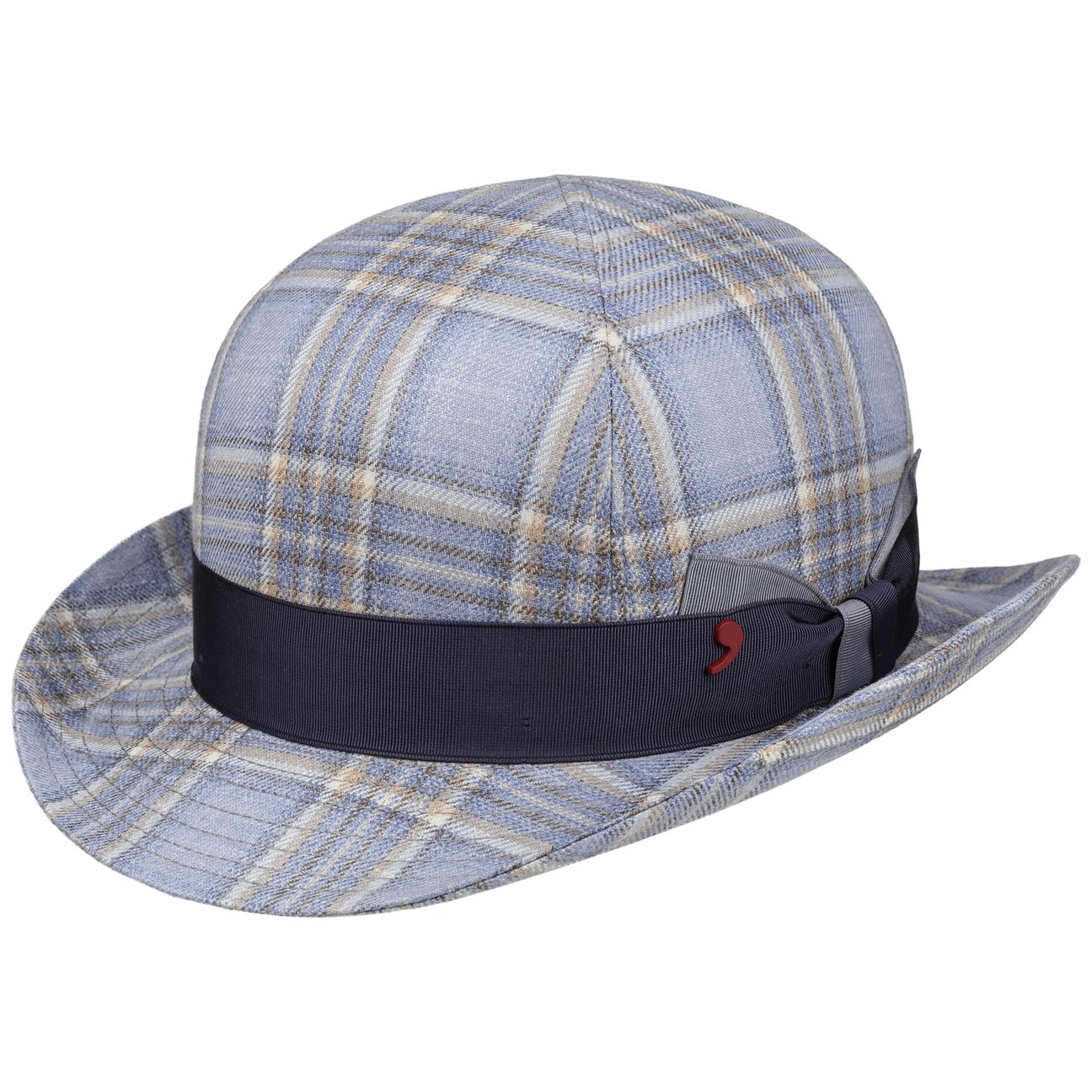 Alfonso D´Este Women's Light Blue Dandy Heritage Bowler Hat By Alfonso DEste