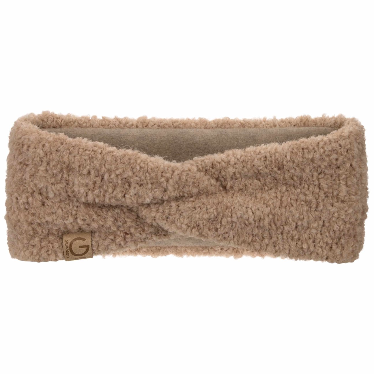 Gebeana Women's Oatmeal Uni Bouclé Headband By