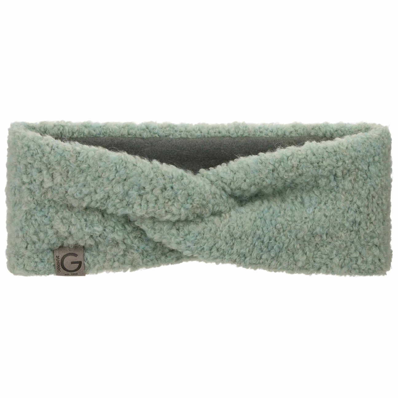 Gebeana Women's Mint Green Uni Bouclé Headband By