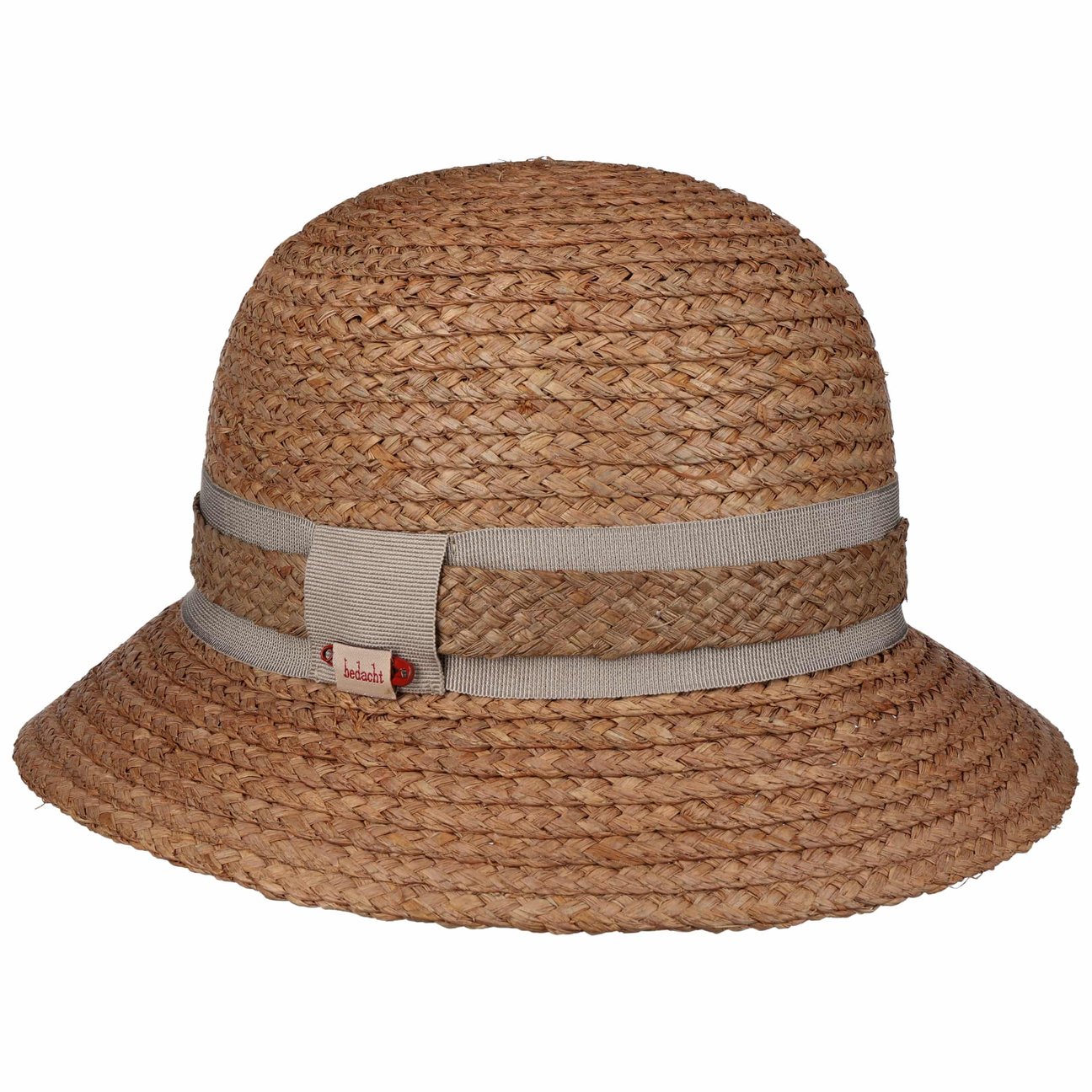 Bedacht Women's Light Brown Bourbon Straw Hat By