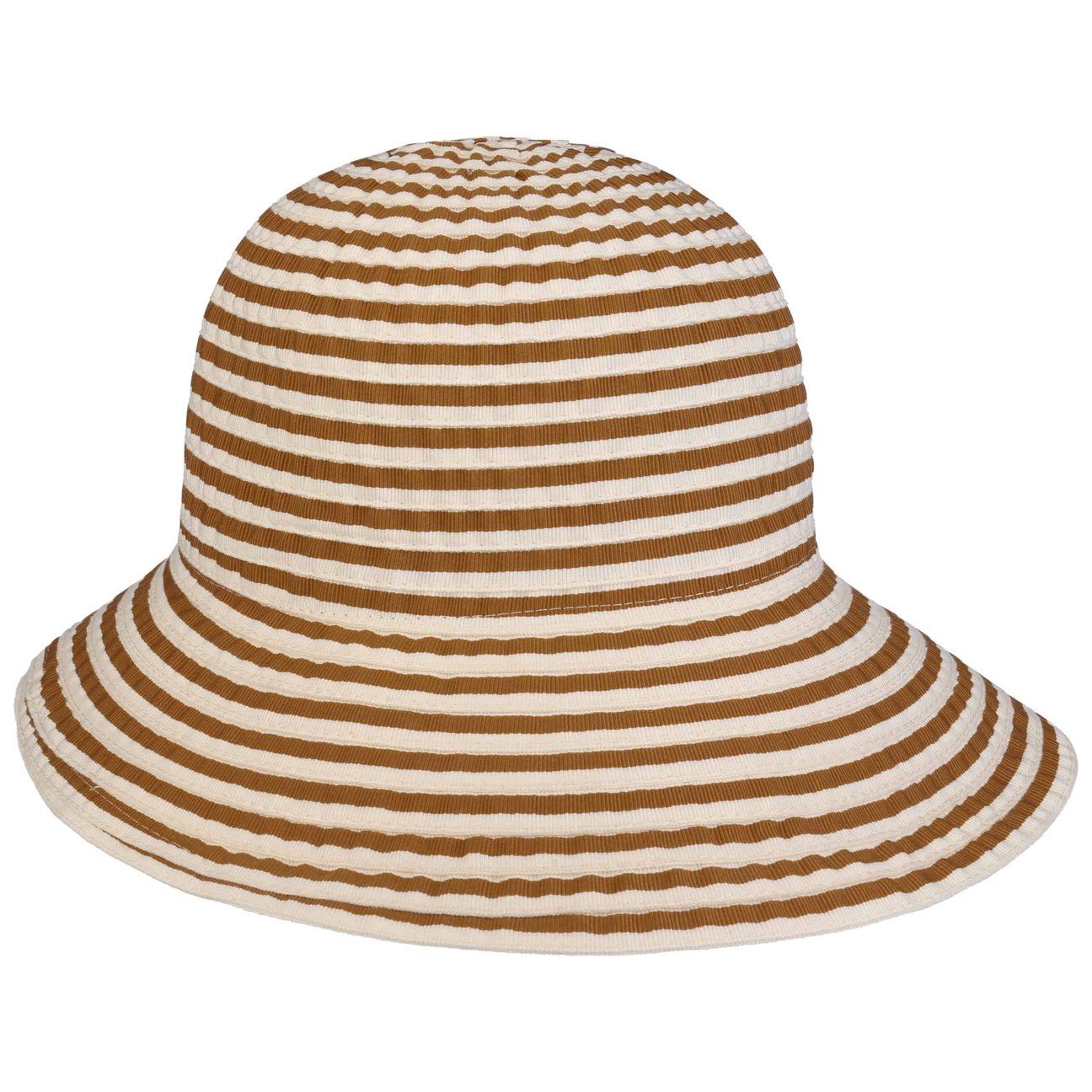 Bedacht Women's Beige Twotone Braids Cloth Hat By