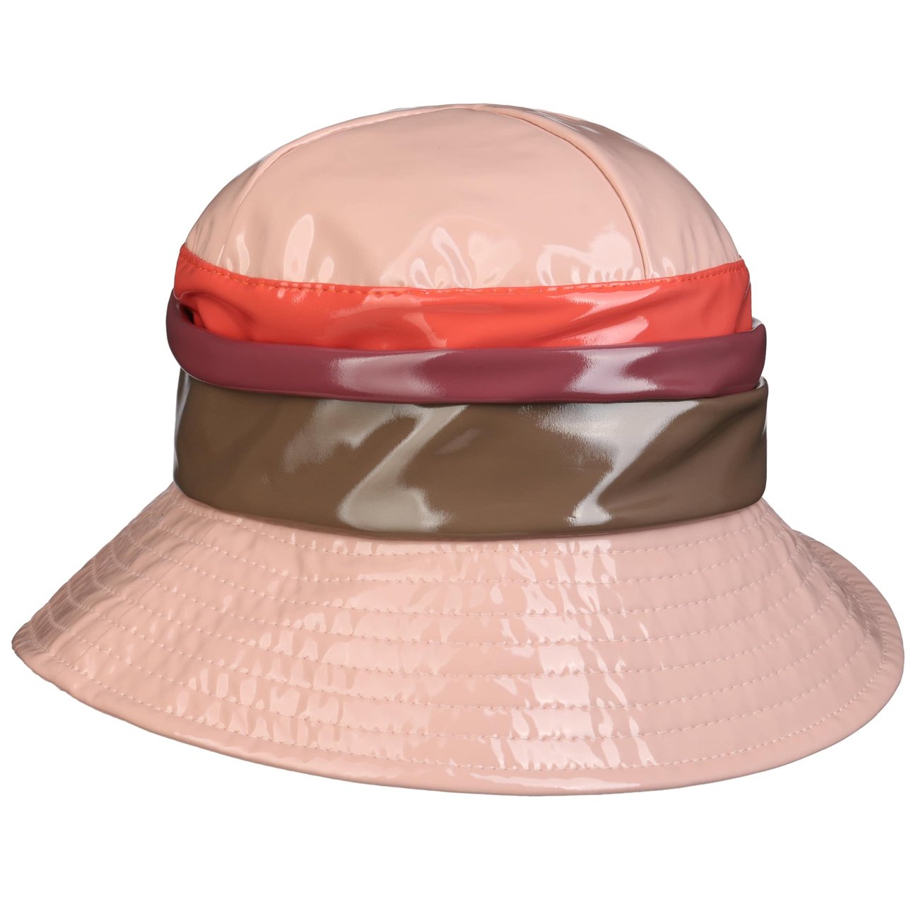 Bedacht Women's Oldrose Vernice Multicolour Rain Hat By