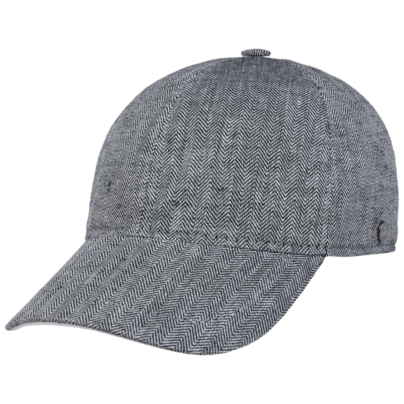 Lierys Women's Black Herringbone Linen Cap By