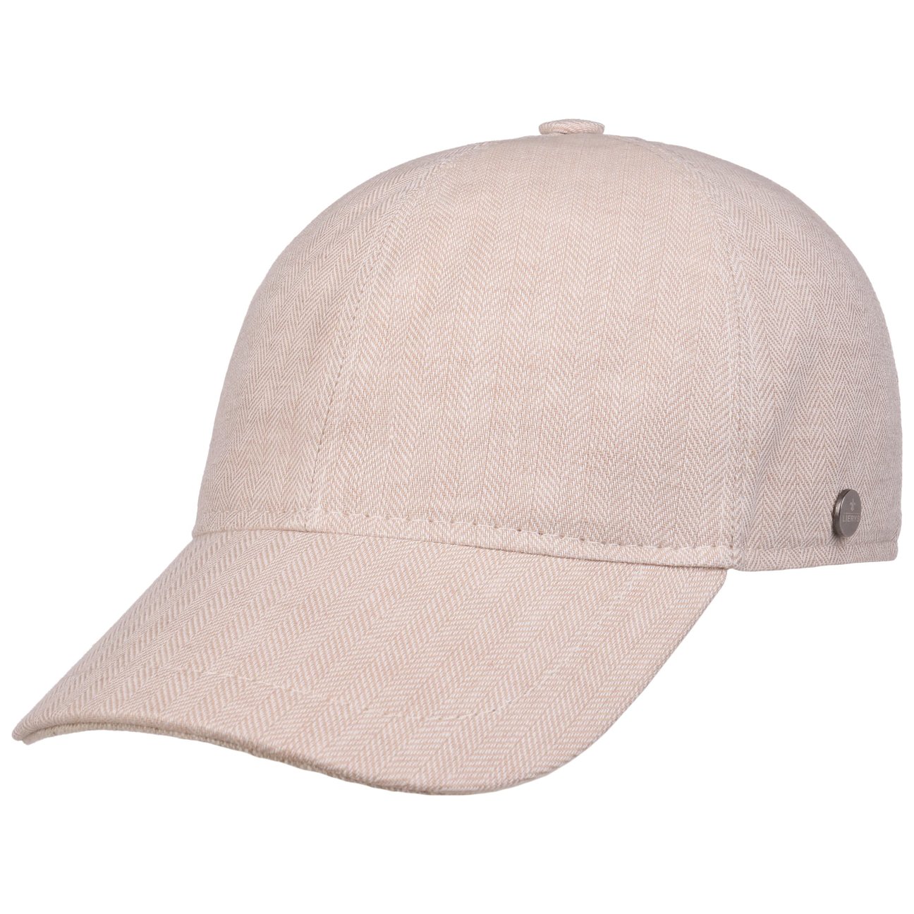 Lierys Women's Oatmeal Herringbone Linen Cap By