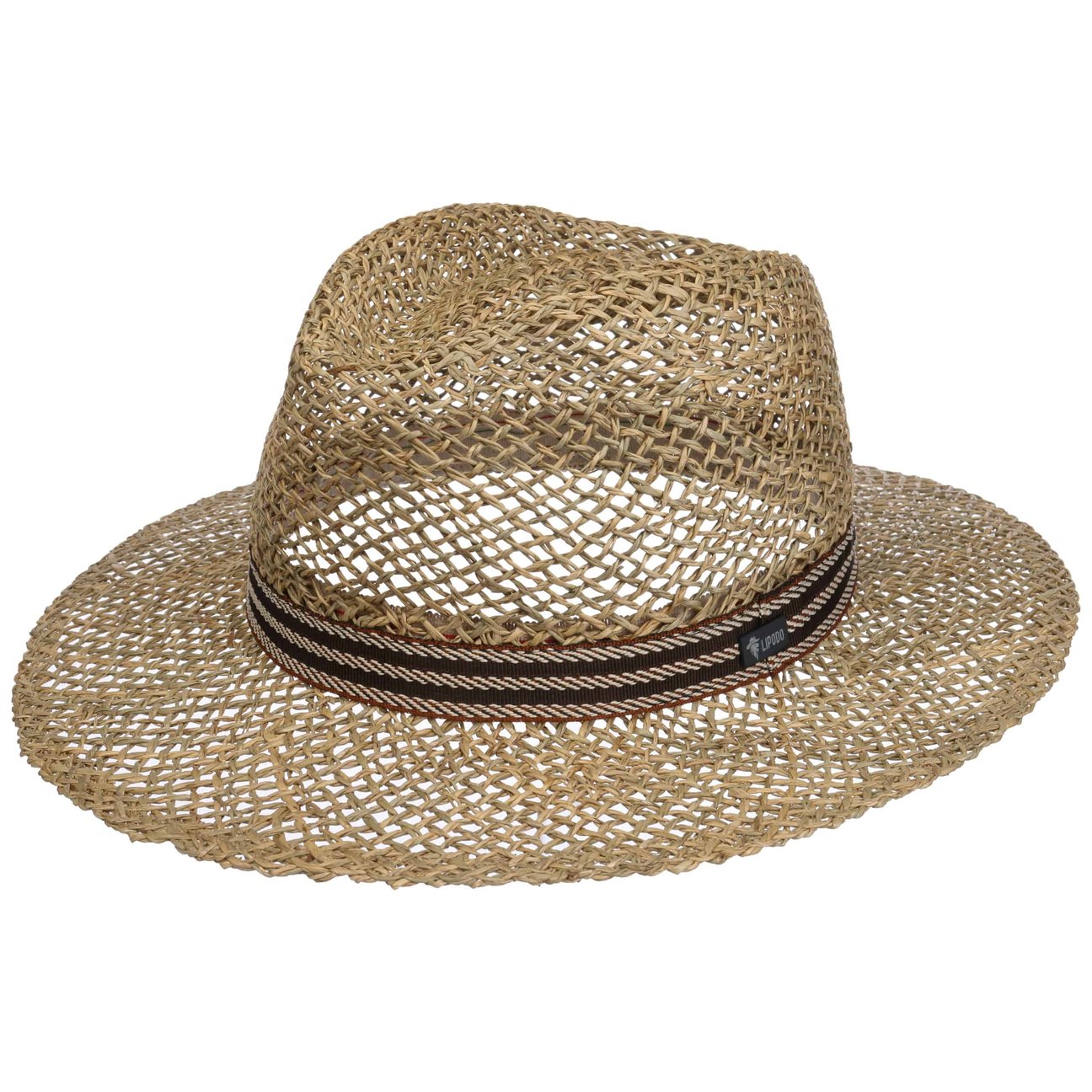 Lipodo Unisex Nature Vented Traveller Straw Hat By