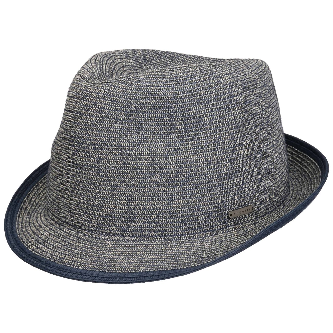 Bugatti Women's Navy Crenford Straw Trilby Hat By