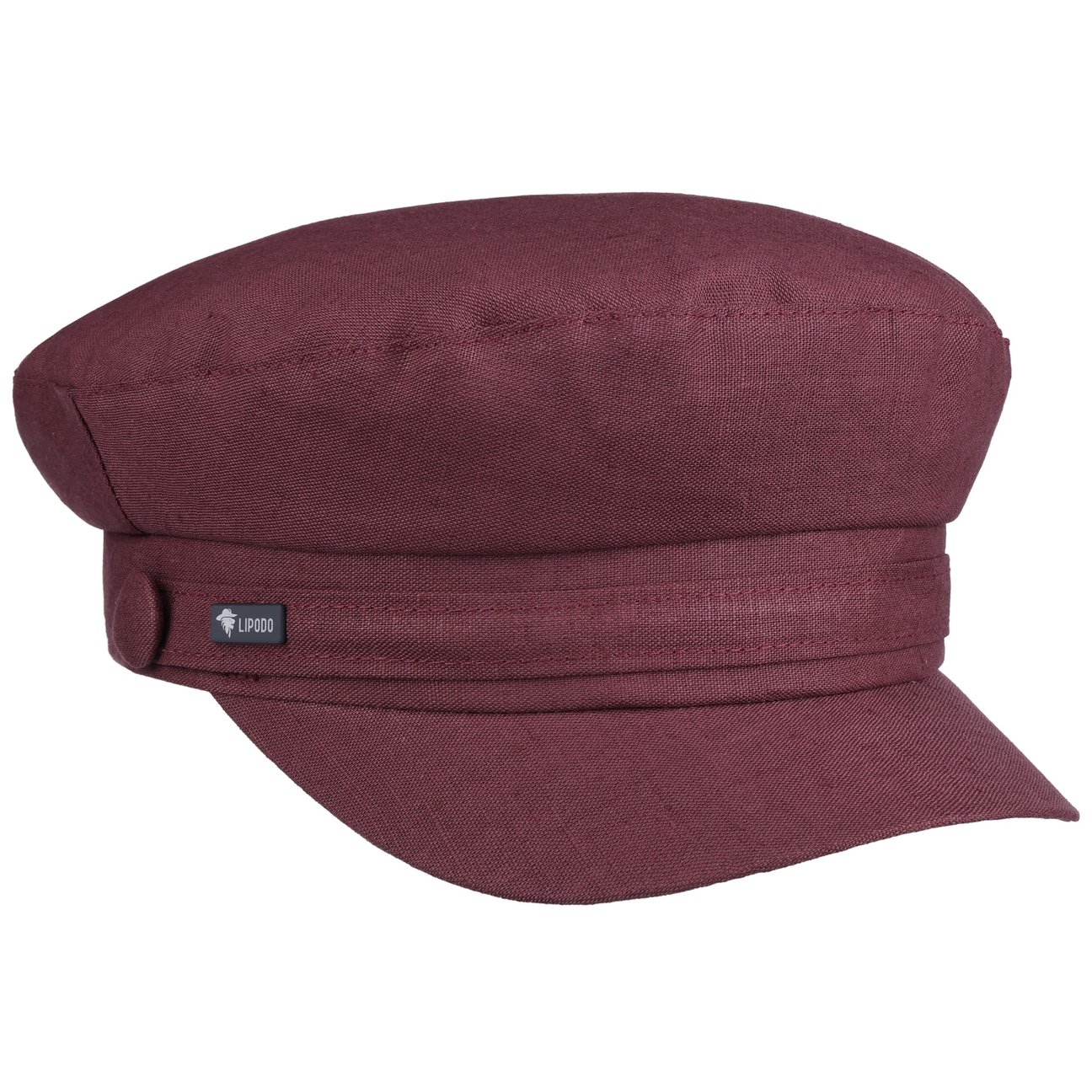 Lipodo Women's Bordeaux Uni Linen Fisherman´S Cap By