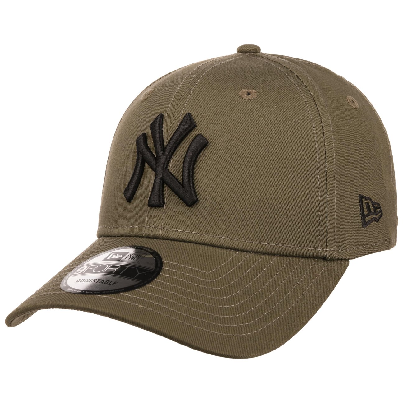 New Era Men's Olive 9Forty Yankees Mlb Properties Cap By