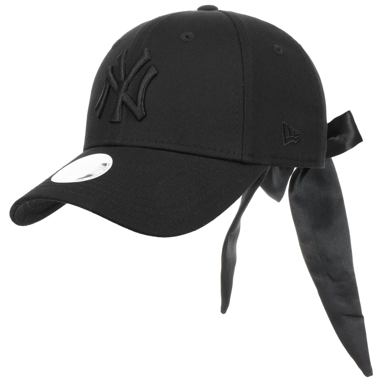 New Era Women's Black Mlb Bow Back Yankees Cap By