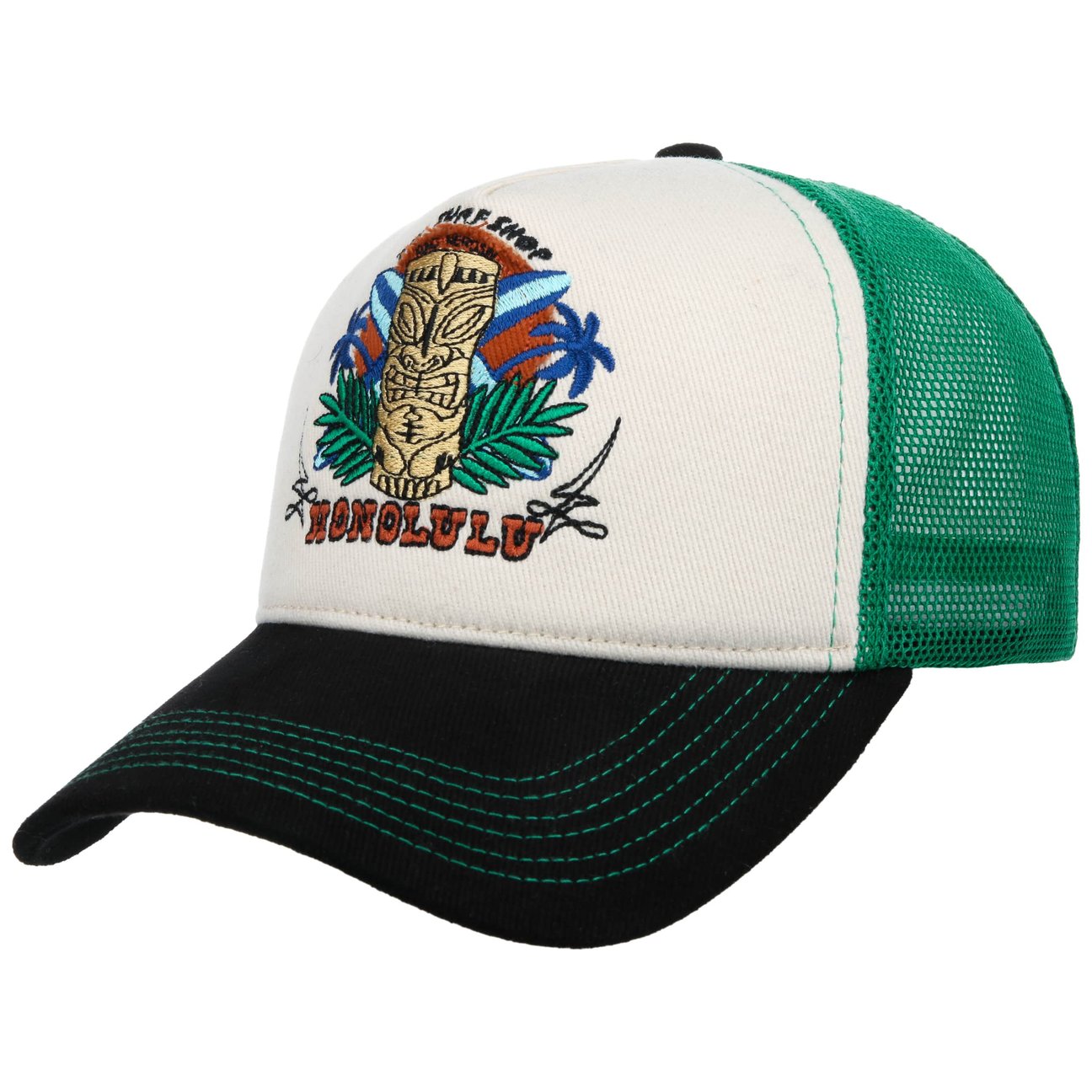 King Kerosin Women's Green Vintage Honolulu Cap By