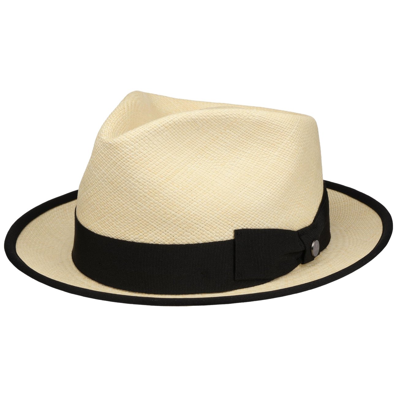 Lierys Women's Nature-Black Diamond Crown Panama Hat By