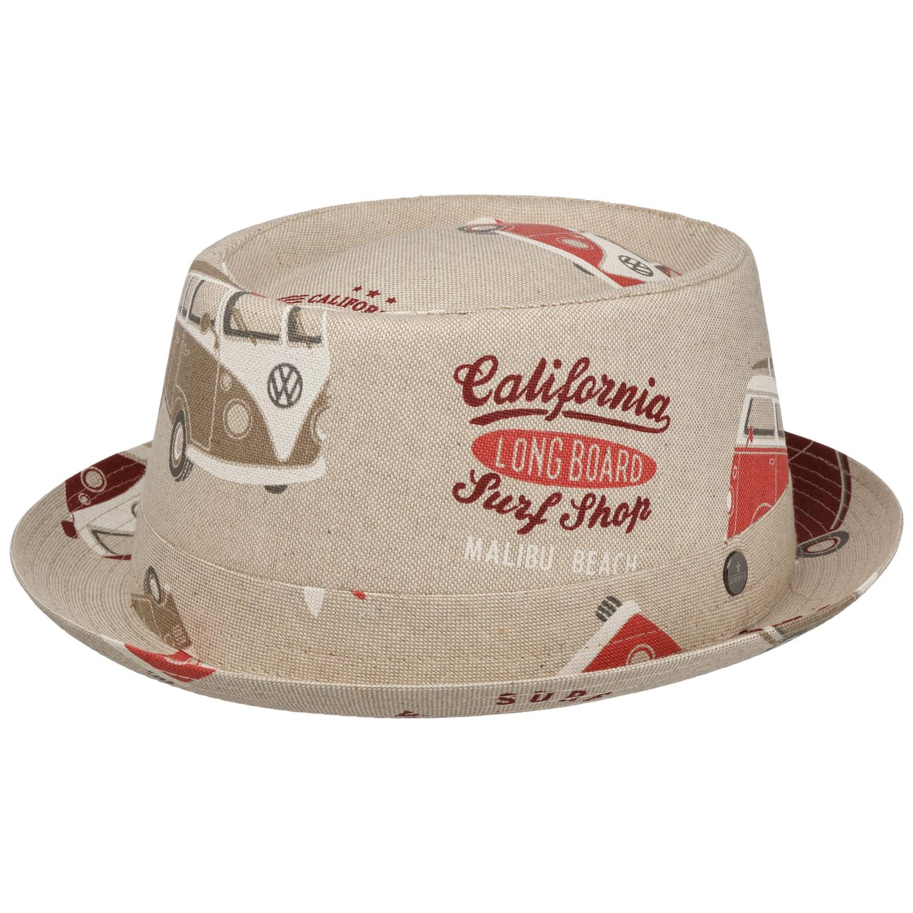 Lierys Oatmeal Beach Bus Pork Pie Cloth Hat By